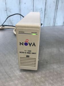 NOVA SCSI ハードディスクユニット　V-340，通電のみ確認（60s）