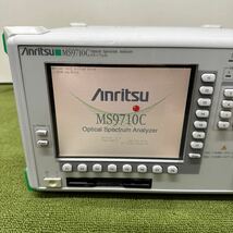 Anritsu/アンリツ「MS9710C」Optical Spectrum Analyzer 0.6-1.75μm ジャンク品_画像2