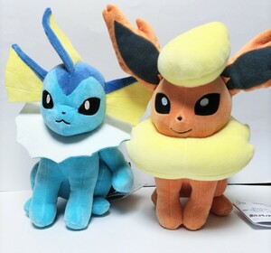 ポケモン もふぐっとぬいぐるみ シャワーズ&ブースター 全2種セット 非売品 プライズ景品