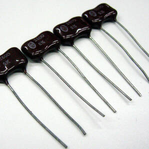 ★☆（管CA008） Sangamo マイカコンデンサ 2500pF 4個セット / NOS Silvered Dipped Mica Capacitors 4pcs☆★の画像1