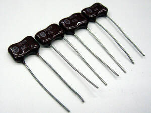 ★☆（管CA008） Sangamo マイカコンデンサ 2500pF 4個セット / NOS Silvered Dipped Mica Capacitors 4pcs☆★