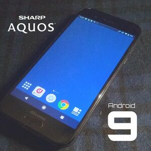 ◇Android9スマホ◇Aquos Sence黒◇docomo◇中古,小キズあり◇ジャンク