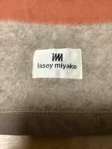 issey miyake イッセイミヤケ　ウール毛布　ブランケット　モード　中古品　家庭古着　ビンテージ　_画像3