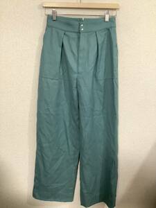 ships Ships wool pants wide pants strut select lady's Mrs. old clothes 