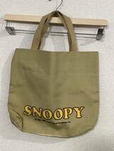 ハンドメイド　手提げ袋　トートバッグ　SNOOPY スヌーピー ミニトートバッグ 手芸　オリジナル　キャラクター_画像2