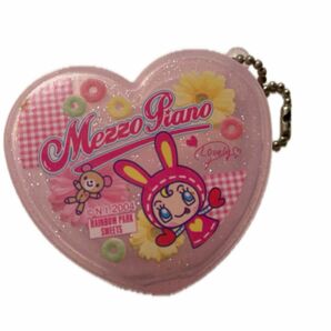 メゾピアノmezzo piano 小物入れ　小物ケース　ハート　平成レトロ