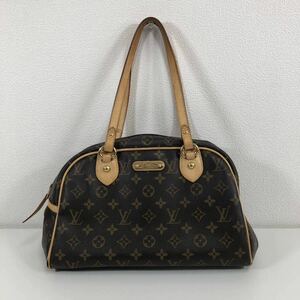 Z※ LOUIS VUITTON ルイヴィトン モノグラム モントルグイユPM M95565ショルダーバッグ ハンドバッグ シリアルSP0028 ブラウン 傷 汚れ 有