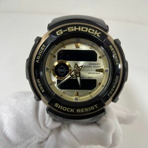 G◎ CASIO G-SHOCK カシオ ジーショックG-300G-9AJF トレジャーゴールド ブラックx ゴールド 腕時計 キズ汚れ有り 電池切れ