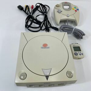 W◎ DC ドリームキャスト 本体一式 HKT-3000 ドリキャス Dreamcast SEGA セガ 通電確認済み