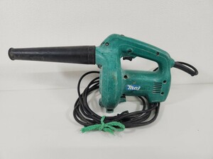 Z☆ makita マキタ ブロワ MUB100 電動ブロワー ブロアー 動作確認済 電動工具 大工道具 DIY ジャンク コード式 ブロア