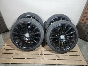 G☆ MERCEDES BENZ メルセデス ベンツ Cクラス 18in 8.5J PCD112 5h ガリ傷あり 