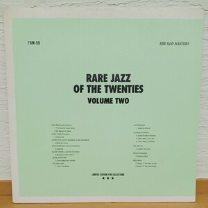 V.A.／ Rare Jazz Of The Twenties Vol.2 The Old Masters TOM-50 ジャズ【管6】