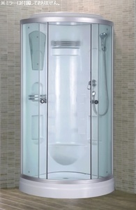 シャワーユニット lifeup-015 組立 透明ガラス シンプル シャワールーム 簡単 設置 リフォーム 格安 シンプル タイプ ハンドシャワー付き