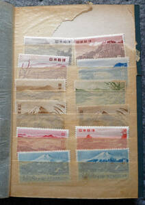 国立公園の未使用切手　約 44種　163枚