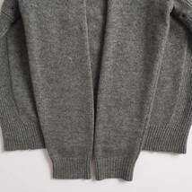ラルフローレン　Ralph Lauren　羊毛１００％　ニット　セーター　ハーフジップ　グレー　美品　メンズ_画像8