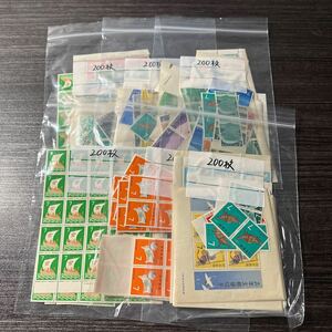 1 額面8400円　未使用　7円切手 1200枚　まとめ売り　現状渡し　普通切手　記念切手　バラ/ブロック/小型シート 