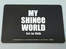 ☆送料込み☆即決☆映画 MY SHINee WORLD ムビチケ前売り券 日本限定オリジナルトレカ付き フライヤー付き 未使用チケット シャイニー_画像3