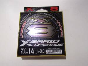 【新品!!】YGK ヨツアミ　X-BRAID アップグレード X8 200m 0.6号 14LB　 4582550710425