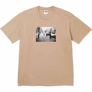 （XL）未使用品 24ss Supreme Crew 96 Tee Khaki シュプリーム フォトTシャツ XLサイズ カーキ ベージュ フォトプリント BOX LOGO