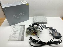 【動作確認OK】PlayStation PS one プレイステーション SCPH-100 コントローラー AVケーブル ACアダプター 取説 箱_画像1