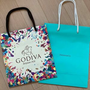 GODIVA ティファニー 紙袋 ショップ袋 ゴディバ