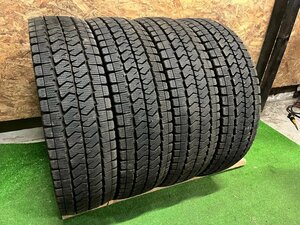 195/80R15 107/105N LT BRIDGESTONE BLIZZAK VL10 2023年製 バリ山 うっすらイボ付 スタッドレスタイヤ 4本セット K