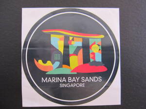  hotel label # Marina Bay sun z#MARINA BAY SANDS SINGAPORE# Singapore # sticker 