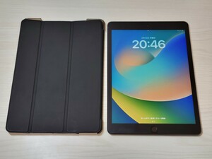 オマケ付き☆良品☆無印 iPad 第7世代 32GB スペースグレイ 10.2インチ 2019年版 Wi-Fi+Cellular版 docomo セルラー 動作確認済み