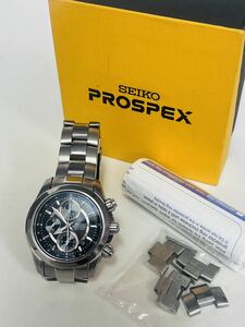 SEIKO セイコー PROSPEX プロスペック　クォーツ 7T92-0DJ0 メンズ腕時計　クロノグラフ 不動品