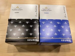 KEURIG キューリグ K-CUP HARNEY&SONS ソーホーとパリのセット 新品未開封 賞味期限 2024.12