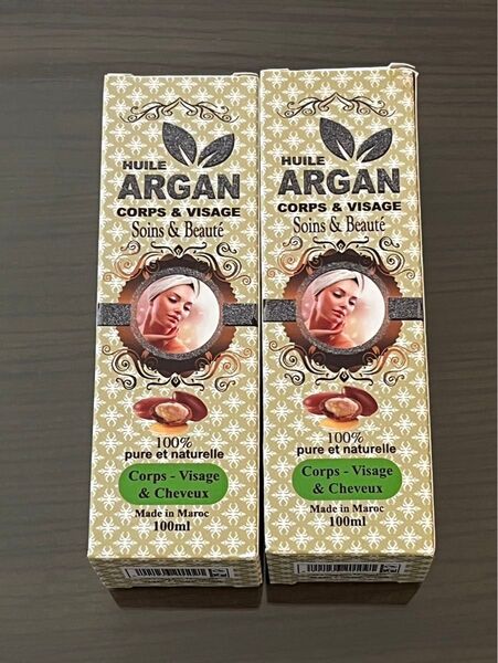 アルガンオイル チュニジア 天然 美容 オイル 100ml 新品 2本セット