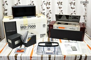 【18358】CD集・キャビネット・元箱・付き！ SONY セレブリティII MD-7000 整備済み 《 極上美品 》 ピックアップ新品