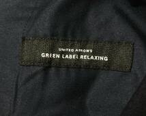 【美品】秋冬 暖パン UNITED ARROWS green label relaxing パンツ 紺 色 青 ネイビー スラックス XL サイズ 無地 32141992903 暖かい 防寒_画像3