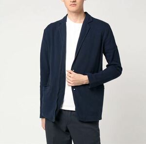 スリードッツ ジャケット three dots テーラード ネイビー 紺 色 青 S サイズ 無地 ブレザー テイラード メンズ navy ブルー 青