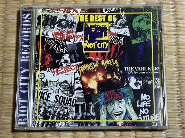 Best Of Riot City Records punk hardcore Abrasive Wheels Chaotic Dischord Varukers Chaos UK Ejected Insane Vice Squad