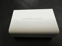 【中古美品】【送料無料】HyperJuice GaN 100W Dual USB-C/USB-A ACアダプタ HP-HJ-GAN100 充電器_画像1