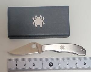 SPYDERCOスパイダルコC137P Honey Bee Folder Knifeハニービーステンレスフォールディングナイフ/　YH