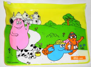  free shipping rare? unused Barbapapa BARBAPAPA not for sale slider case vinyl pouch au Novelty 