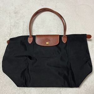 LONGCHAMP ロンシャン プリアージュ トート レディース　トートバッグ 鞄 バッグ ナイロン　ブラックブラウン