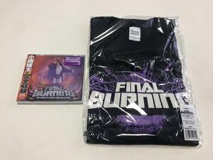 Tシャツ[Lサイズ]付~小橋建太 FINAL BURNING-The Complete Theme Song Collection■デッドストック■プロレスリングNOAH■プロレステーマ