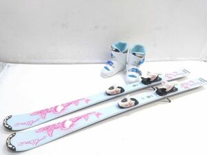 女の子 ブーツ付き3点セット Atomic Sweet Stuff 130cm Atomic /XERES XJ 23.0cm /Evox0.45子供用ジュニアカービングスキー [2-298E] @140