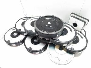 ◇ジャンク ルンバ Roomba iRobot ロボット掃除機 まとめ 13台セット 880/BRAAVA 380J/527/620/626/622/530/510/577 0202E13J 二個口 ◇