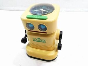 □ジャンク品 TOMY トミー COCLOCK コックロック 目覚まし時計 ALARM CLOCK ROBOT アンティーク 玩具 昭和 レトロ A-2-17-3 @60□