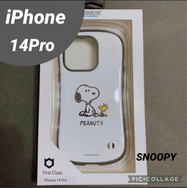 新品　14Pro スヌーピー　iFace スマホケース　iPhoneケース　白