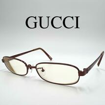 GUCCI グッチ メガネ 眼鏡 度入り GG-9609J サイドロゴ フルリム_画像1