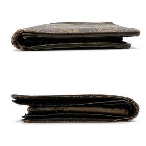Louis Vuitton ルイヴィトン 折り財布 ダミエ ブラウン系 総柄の画像3