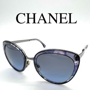 CHANEL シャネル サングラス メガネ 4208 サイドロゴ ケース付き
