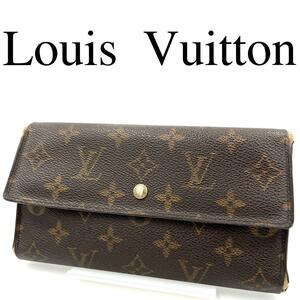 Louis Vuitton ルイヴィトン 長財布 モノグラム ワンポイントロゴ