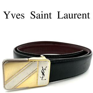 Yves Saint Laurent イヴサンローラン ベルト YSLロゴ