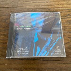 未開封品　デッドストック　倉庫保管品　CD 輸入盤　ジャズ　keith oxman a little taste キース・オックスマン　andy weyl mark diamond